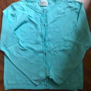 ZARA Girls' Light Blue Cardigan